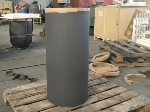 high density graphite rotor with corrosion resistance for metal industry