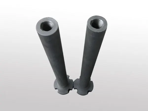 industrial graphite rotor for foundry industry molten metal treatment